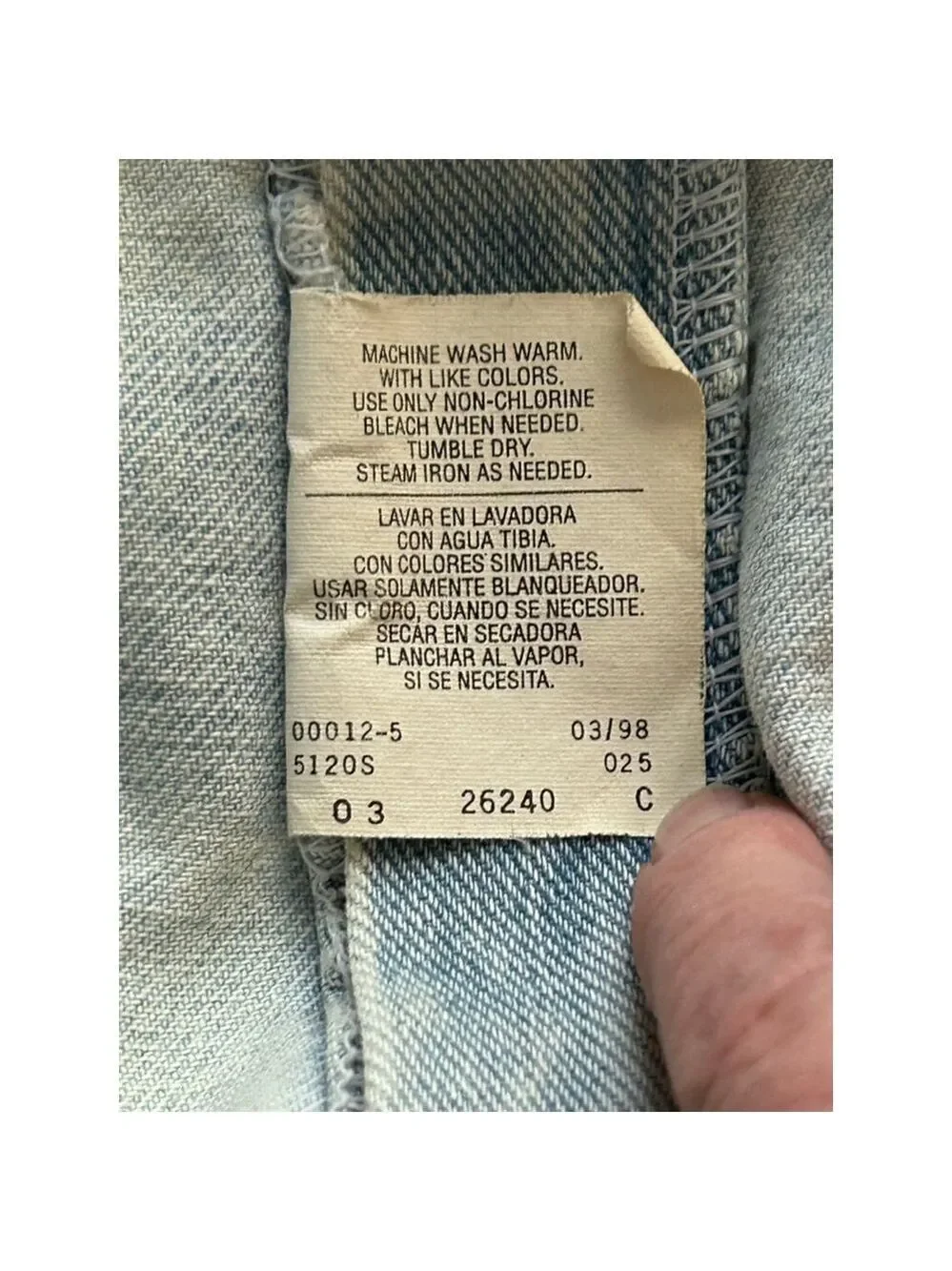 St. John’s Bay Men’s Relaxed Fit Light Blue Jeans Size 38x29 Cotton Denim